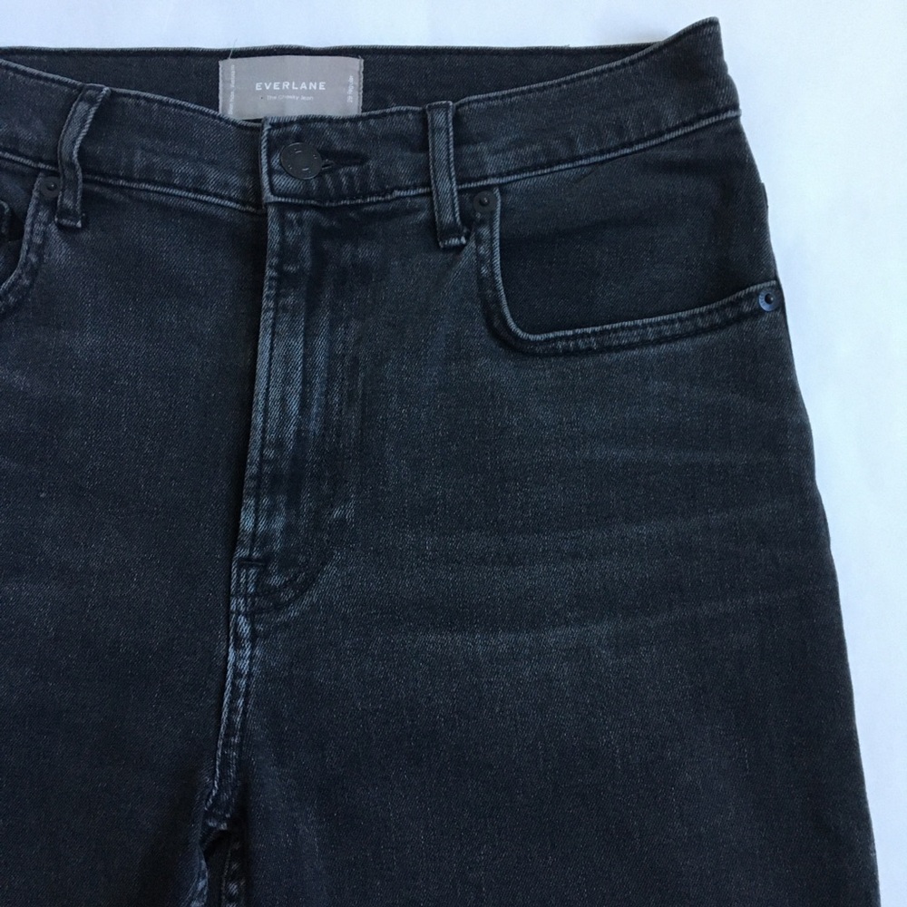Everlane The Cheeky Regular Denim Jean Wash Black Size 29 - Picture 7 of 17